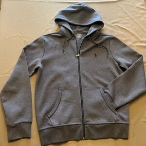 Polo Ralph Lauren Zip-Up Hoodie – Men’s Medium – Blue